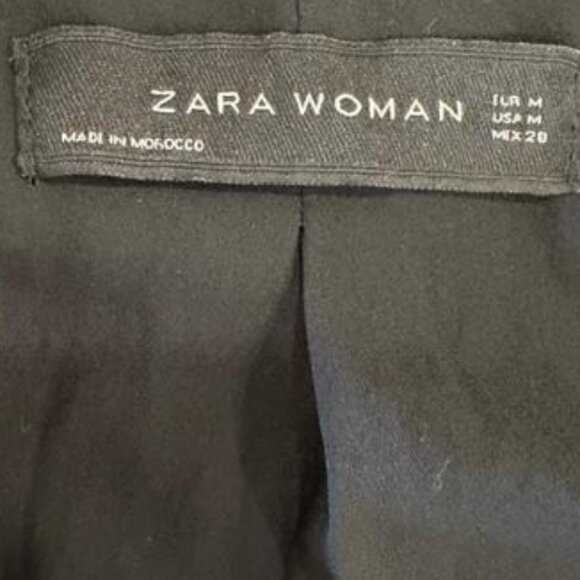 Zara- Black Blazer with Studs. Size Medium - Picture 6 of 6